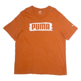 PUMA Mens T-Shirt Brown 2XL