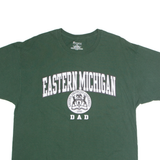 CHAMPION Eastern Michigan Mens T-Shirt Green USA XL