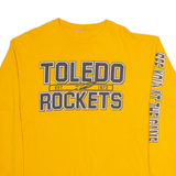 Toledo Rockets Mens T-Shirt Yellow Long Sleeve USA M