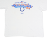 REEBOK Super Bowl Champions Mens T-Shirt White USA L
