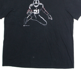 NIKE Mens T-Shirt Black USA 2XL