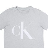 CALVIN KLEIN Mens T-Shirt Grey M