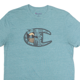 CHAMPION Womens T-Shirt Green M