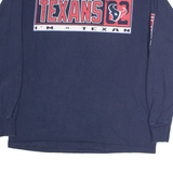 NFL Houston Texans Mens T-Shirt Blue Long Sleeve USA M