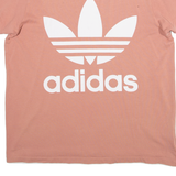 ADIDAS Womens T-Shirt Pink UK 10