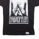 WATI B Mens Band T-Shirt Black S