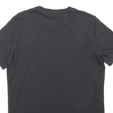 DIESEL Womens T-Shirt Black Crew Neck S