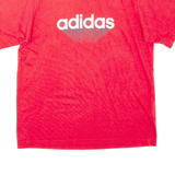 ADIDAS Mens T-Shirt Red Crew Neck M