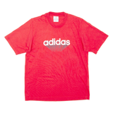 ADIDAS Mens T-Shirt Red Crew Neck M