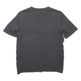 REEBOK Womens T-Shirt Black Crew Neck UK 12