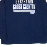 ADIDAS Grizzlies Cross Country Mens T-Shirt Blue Long Sleeve USA XL