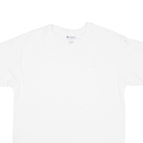 CHAMPION Mens T-Shirt White V-Neck L