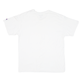 CHAMPION Mens T-Shirt White V-Neck L