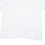 CALVIN KLEIN Mens T-Shirt White V-Neck L