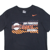 NIKE San Francisco Giants Baseball Mens T-Shirt Black USA L