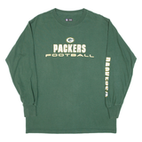 NFL Packers Football Mens T-Shirt Green Long Sleeve USA M
