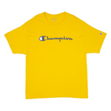 CHAMPION Mens T-Shirt Yellow XL