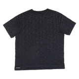 REEBOK Mens T-Shirt Black L