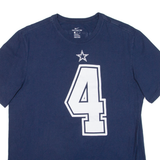 NIKE Mens T-Shirt Blue USA L