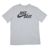 NIKE Mens T-Shirt Grey L