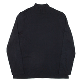 PENDLETON Mens T-Shirt Black Long Sleeve High Neck L