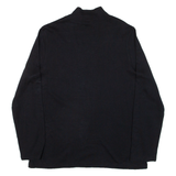 PENDLETON Mens T-Shirt Black Long Sleeve High Neck L