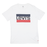 LEVI'S Mens T-Shirt White S