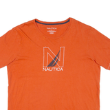 NAUTICA Mens T-Shirt Orange L