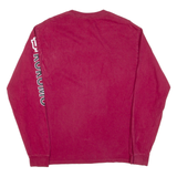 CHAMPION Indiana University Mens T-Shirt Maroon Long Sleeve USA M