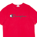 CHAMPION Mens T-Shirt Red L