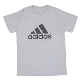 ADIDAS Mens T-Shirt Grey M