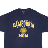 CHAMPION California Berkeley Mom Mens T-Shirt Blue USA XL