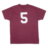 RUSSELL ATHLETIC 5 Mens T-Shirt Maroon M