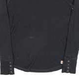 CARHARTT Womens T-Shirt Black Long Sleeve M