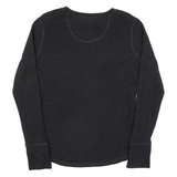 CARHARTT Womens T-Shirt Black Long Sleeve M