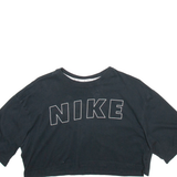 NIKE Cropped Womens T-Shirt Black M