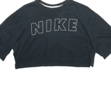 NIKE Cropped Womens T-Shirt Black M