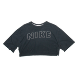 NIKE Cropped Womens T-Shirt Black M