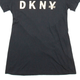 DKNY Womens T-Shirt Black S
