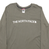 THE NORTH FACE Womens T-Shirt Green Long Sleeve S