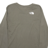 THE NORTH FACE Womens T-Shirt Green Long Sleeve S