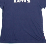 LEVI'S Womens T-Shirt Blue S