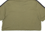 ELLESSE Cropped Womens T-Shirt Green UK 18