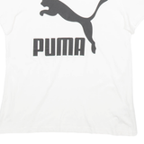PUMA Womens T-Shirt White L