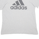 ADIDAS Mens T-Shirt Grey M
