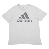 ADIDAS Mens T-Shirt Grey M