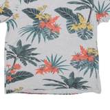 TED BAKER Floral Womens T-Shirt Grey S