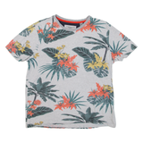 TED BAKER Floral Womens T-Shirt Grey S