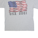 SONOMA USA 2001 Mens T-Shirt Grey USA L