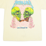 METALLICA Mens Band T-Shirt Yellow L